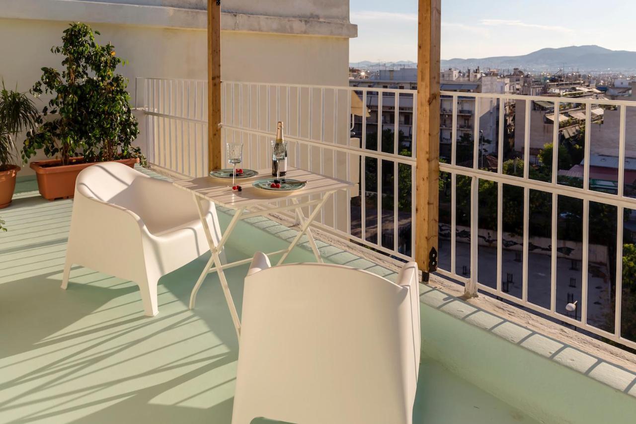 Blue And White Apartment Vipgreece Athens Exterior photo